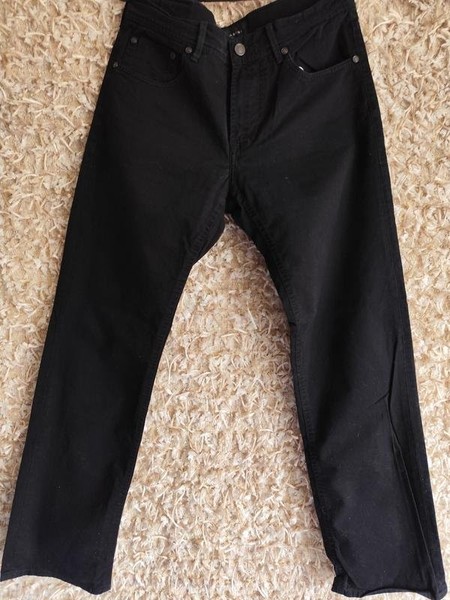Women Baldessarini Trousers Black Cotton 40 / L /