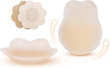 Strapless Bra Sticky Backless Push Up Bra - Invisible Adhesive Bra Size:L 