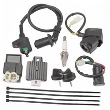 GY6 Ignition Coil CDI Box Voltage Regulator Relay Solenoid Ignition Switch Key
