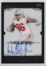 2019 Leaf Trinity Clear Spectrum Silver 5/5 Dre'mont Jones #CA-DMJ Auto v8v