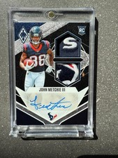 2022 Panini Phoenix John Metchie III RPA Patch Auto 3/5 RC Houston Texans