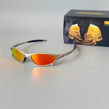 Oakley Penny  Juliet X-Mental Sunglasses Silver Frame/Red Lens