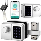 ® Bluetooth Smart Gate Lock App Control Outdoor (Silver Dual Screen | for Gate F