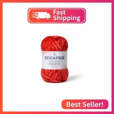 Fuzzy Chunky Chenille Yarn for Crocheting  Soft Plush Yarns for Hand Knitting  Bul