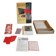 Antique 1962 ED-U-Cards Ed-U-Kit Rocks & Minerals #172 Incomplete RARE READ