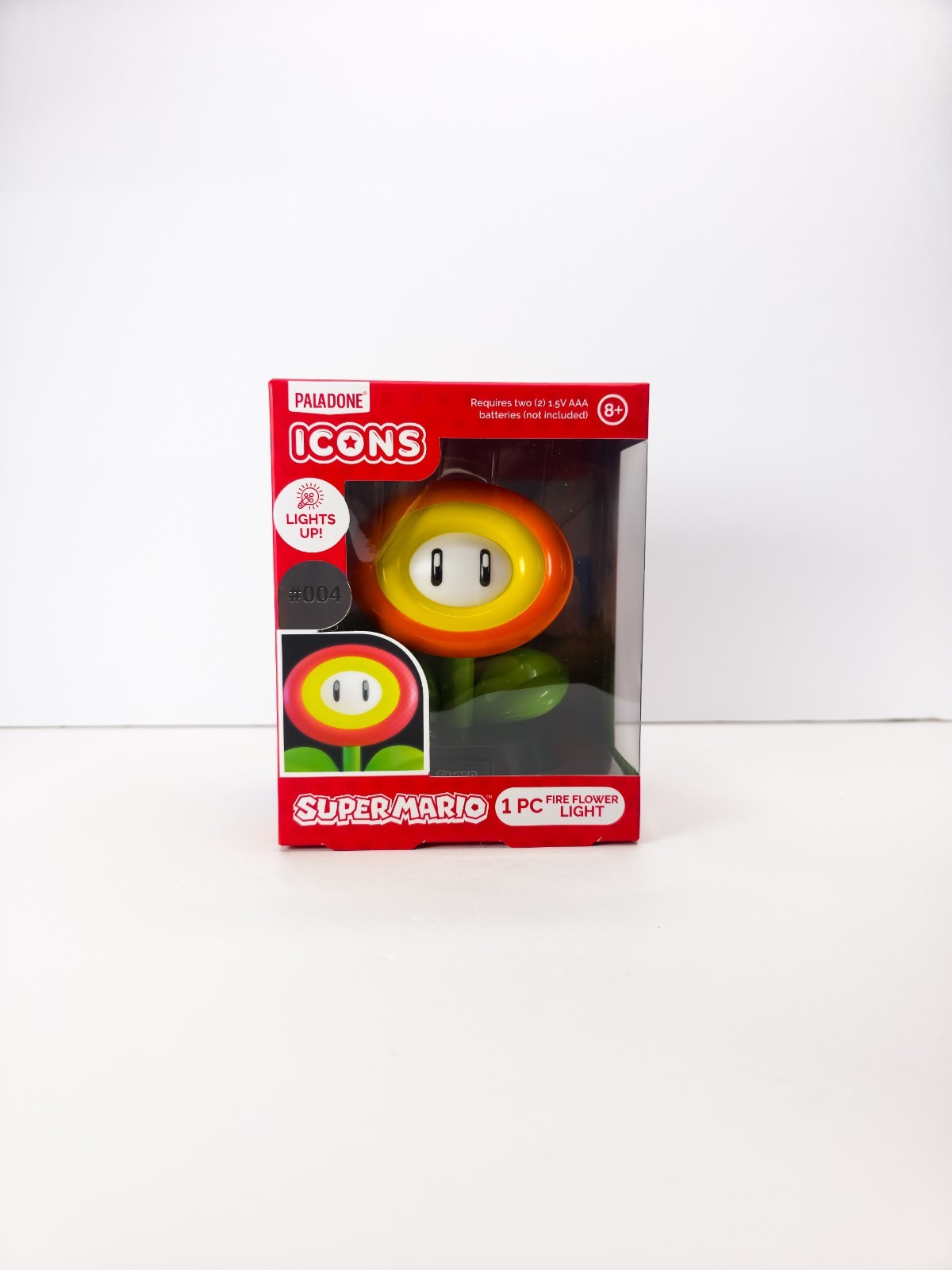 Paladone Super Mario Icons Light Set 4 Mushroom Goomba Star Fire Flower Lamp New