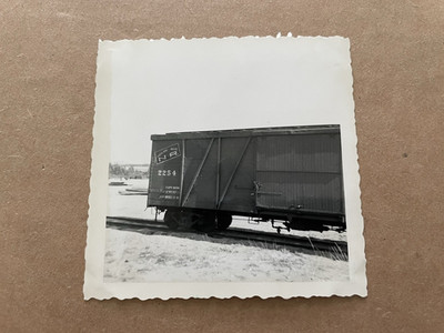 Vintage 1951 OVERLAND ROUTE Newfoundland Railroad Car Ernest Harmon AFB Photo 46