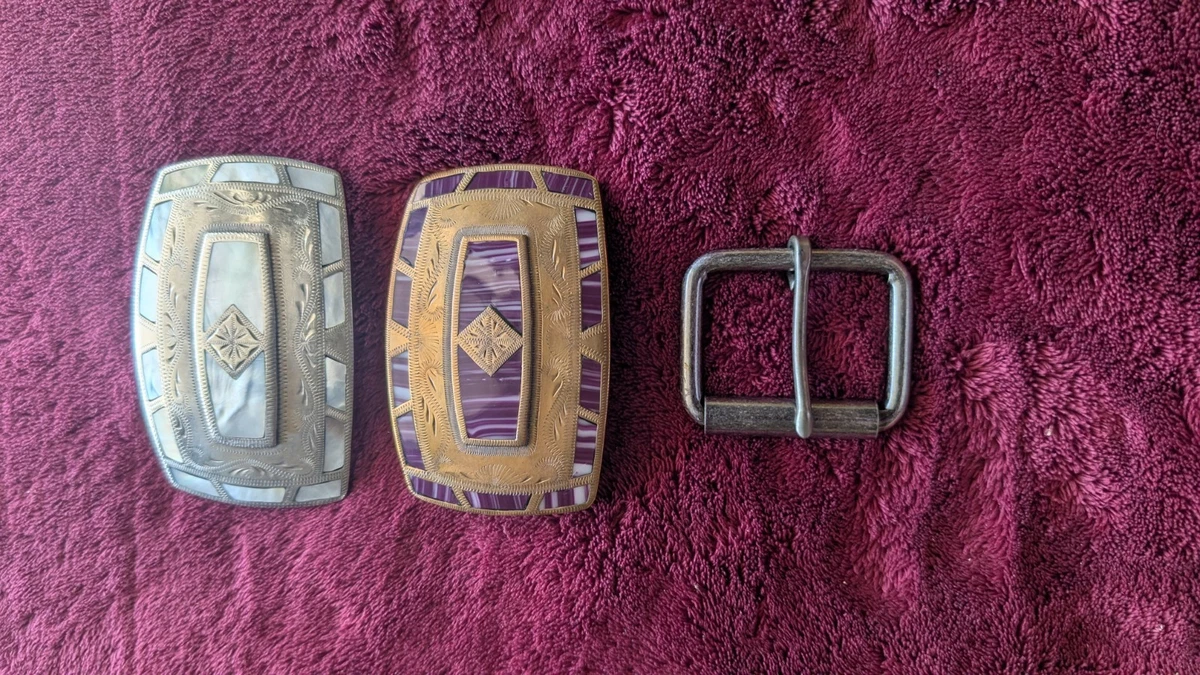 Johnson Held Buckles In Collectible Western Americana Belt Buckles