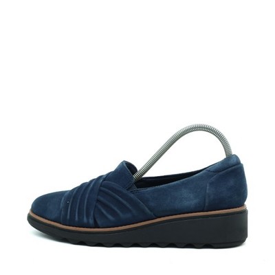 Clarks Damen 261532874040 Slipper dunkelblau Unstructured Komfortschuhe EU 37