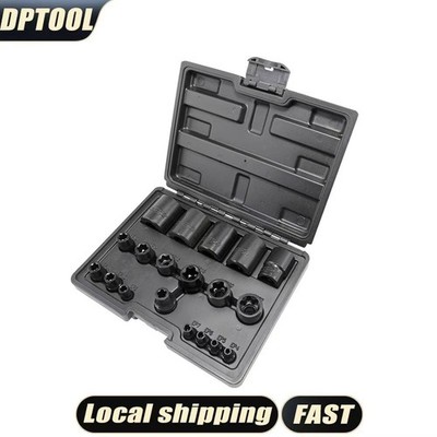 19PCS 6 Point EP External Torx Plus Socket Set 1/2 Inch Drive Fit Tesla