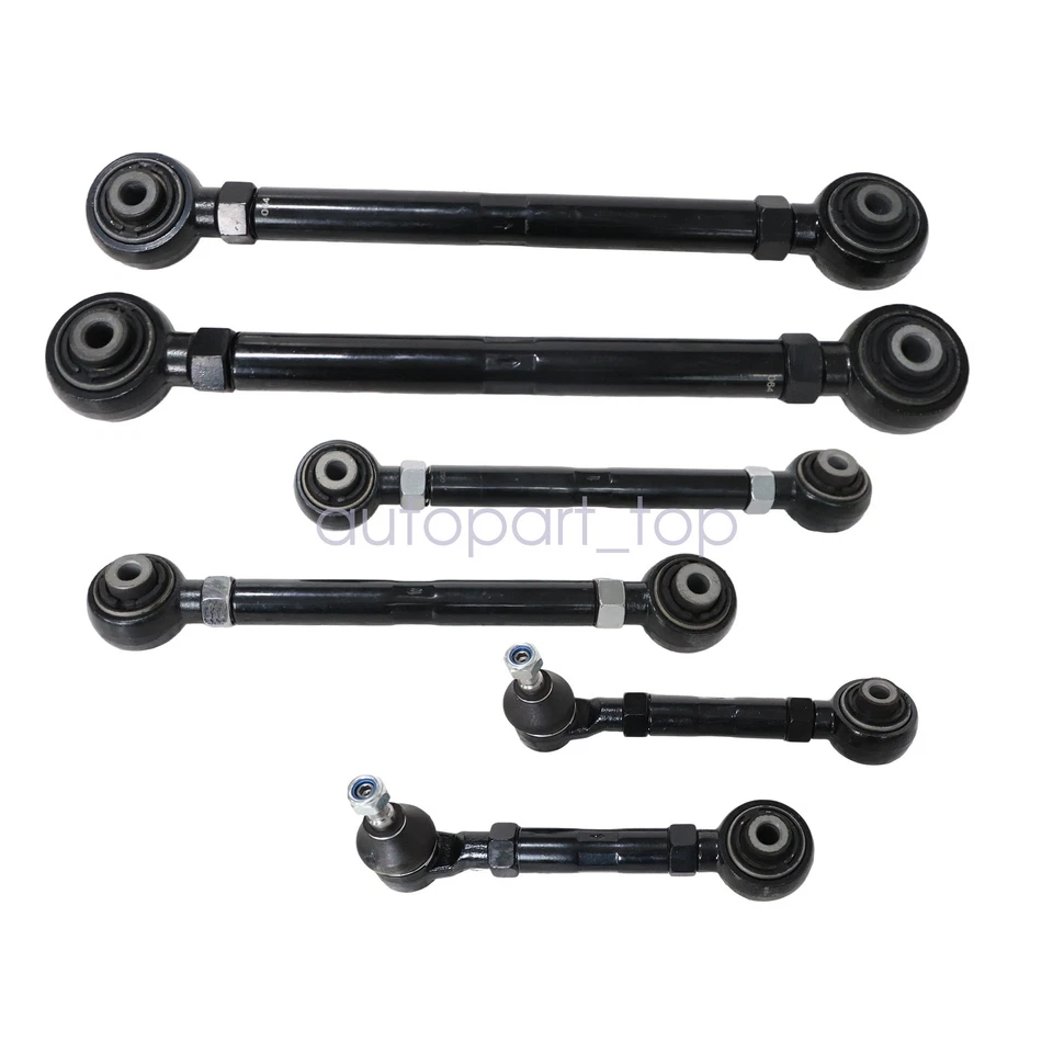 Brazos de inclinación de control superior + inferior trasero para Honda Accord 2003-2007 6 piezas EE. UU. Foto 3 de 4