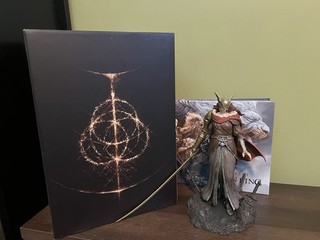 Elden Ring Collector's Edition PS5 Malenia Statue Steelbook Art Book NO GAME