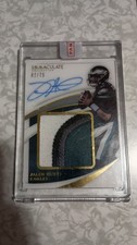 2021 Jalen Hurts Immaculate Auto Prime Patch /75 Eagles SB MVP QB