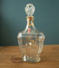 Vtg OId Taylor Bourbon Whiskey Bottle Decante...