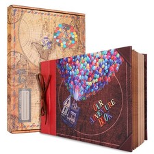 Scrapbook Our Adventure Book Photo Album Christmas Memory Gift 80 Pages 12 inch