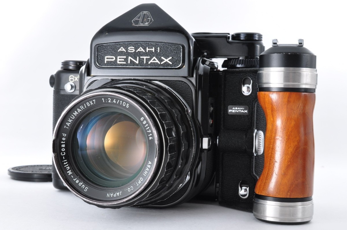 Near MINT+++ w/Wood Grip] Pentax 6×7 67 TTL MUP MUP SMC T