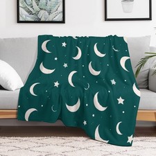 Moon And Stars Pattern Blankets Bedroom Living Room Sofa Throw Blankets