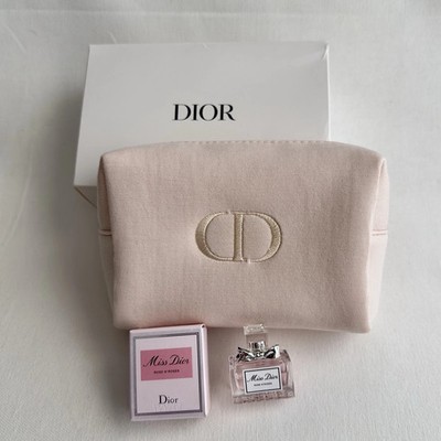  DIOR Miss Dior Rose N Roses 5ml/0.17 fl oz Perfume Travel Size Cosmetic Bag Set