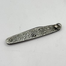 Vintage New York Knife Co. Hammer Brand Silver Tone Twist Ring Pocket Knife 2897