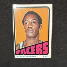 Topps 1972-73 George McGinnis Indiana Pacers Rookie # 183 NM