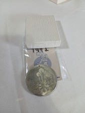 WENDELL AUGUST FORGE CHRISTMAS ORNAMENT, 1992, CANDLES, ALUMINUM NOS