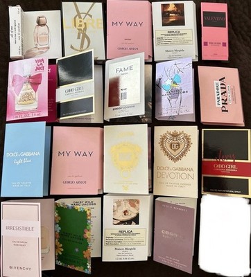 Lot Of 19 High End Designer WOMEN S Fragrance Perfume Parfum SAMPLES Spray New