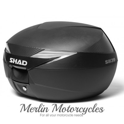 SHAD SH39 Motorcycle Motorbike Top Box Carbon inc Mounting Plate - Next Day