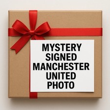 Mystery Signed Manchester United Photo ? Football Gift ? Legends Inside ? Man Ut