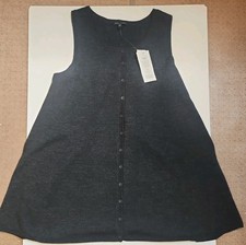 NWT Eileen Fisher Knit Long Button Front Swea...