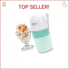 DASH My Pint Ice Cream Maker Machine (Aqua): Multi-Purpose Soft Serve Ice Cream 