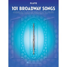 Hal Leonard 101 Broadway Songs for Flute Instrumental Folio Series Softcover