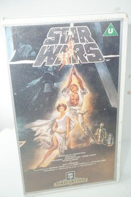 Star Wars: A New Hope (1977) UK VHS VIDEO Rare 1988 CBS FOX Cover & Case S1130
