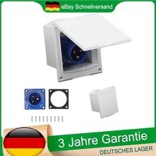 Aussensteckdose Wohnwagen Wohnmobil 16A IP44 3 polig 220V 3 poli Caravan 3pin
