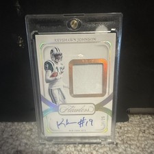 2023 Panini Flawless Patch Autographs Keyshawn Johnson Jets #PA-KJO /25
