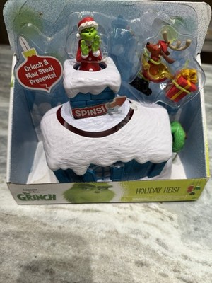 The Grinch Max Dog Santa Christmas Holiday Heist Playset Toy Chimney Rare NIB