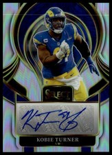 2025 Panini Select #SIP-KTR Kobie Turner Select Signatures Prizm