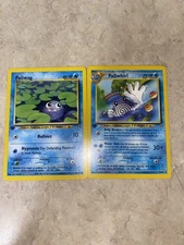 1st Ed. Poliwag 62/75, Poliwhirl 44/75, Politoed 27/75, Poliwrath 28/75
