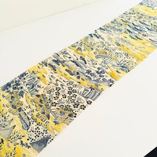 River Province E 7x25 Vintage Japanese Chirimen Kimono Silk Fabric CK52
