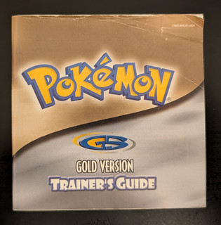 Pokemon versione oro 2000 solo manuale