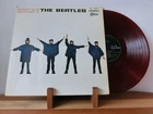 The Beatles Help! Japan Red Vinyl LP OP-7387 Odeon Stereo YEX-168/169 VG++