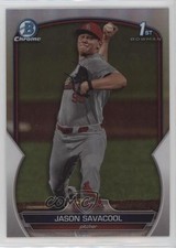 2023 Bowman Draft Chrome Refractor Jason Savacool #BDC-200 sq1