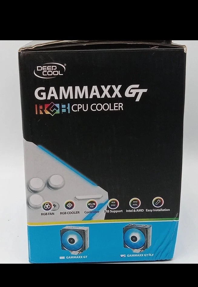 DeepCool Gammaxx GT Black 120mm RGB single Tower CPU Cooler Intel AMD - Image 2 of 2