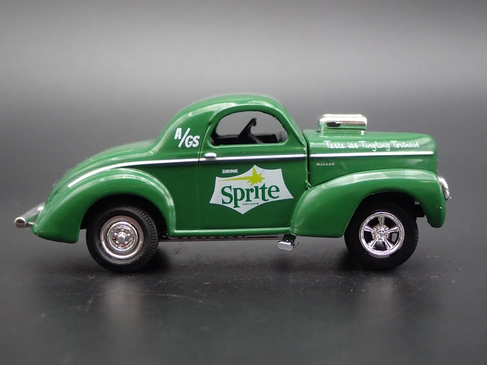 Modelo De Coche Diecast 1:64 Willys Coupe Gasser Sprite Nhra Drag 1941 - Imagen 3 de 4