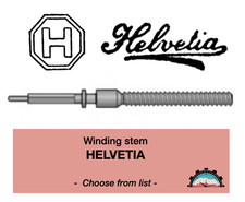 N°401 Tige de remontoir WINDING STEM Mécanique - HELVETIA - CHOOSE FROM LIST