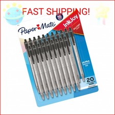 Paper Mate InkJoy 100RT Retractable Ballpoint Pens, Medium Point 1.0mm , Black,