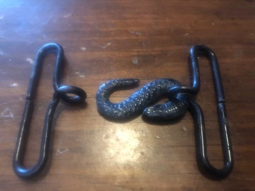 Civil War snake belt buckles