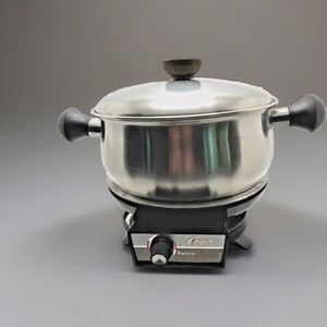 Oster Hot Pot Fondue Electric Model 680 Stainless Steel Tested Vintage Electric