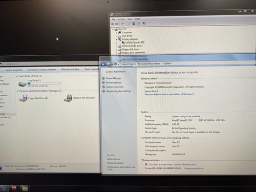 Dell Precision 690 Workstation Intel Xeon 3Ghz 160GB 2GB Nvidia Quadro 600 Win 7 - Picture 8 of 8
