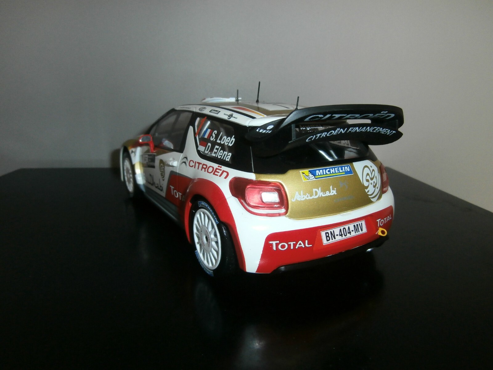 CITROËN DS3 WRC & Ech 1/18 & Rallye D'ARGENTINE 2013 S. LOEB / D.ELENA 2022, nowa wersja