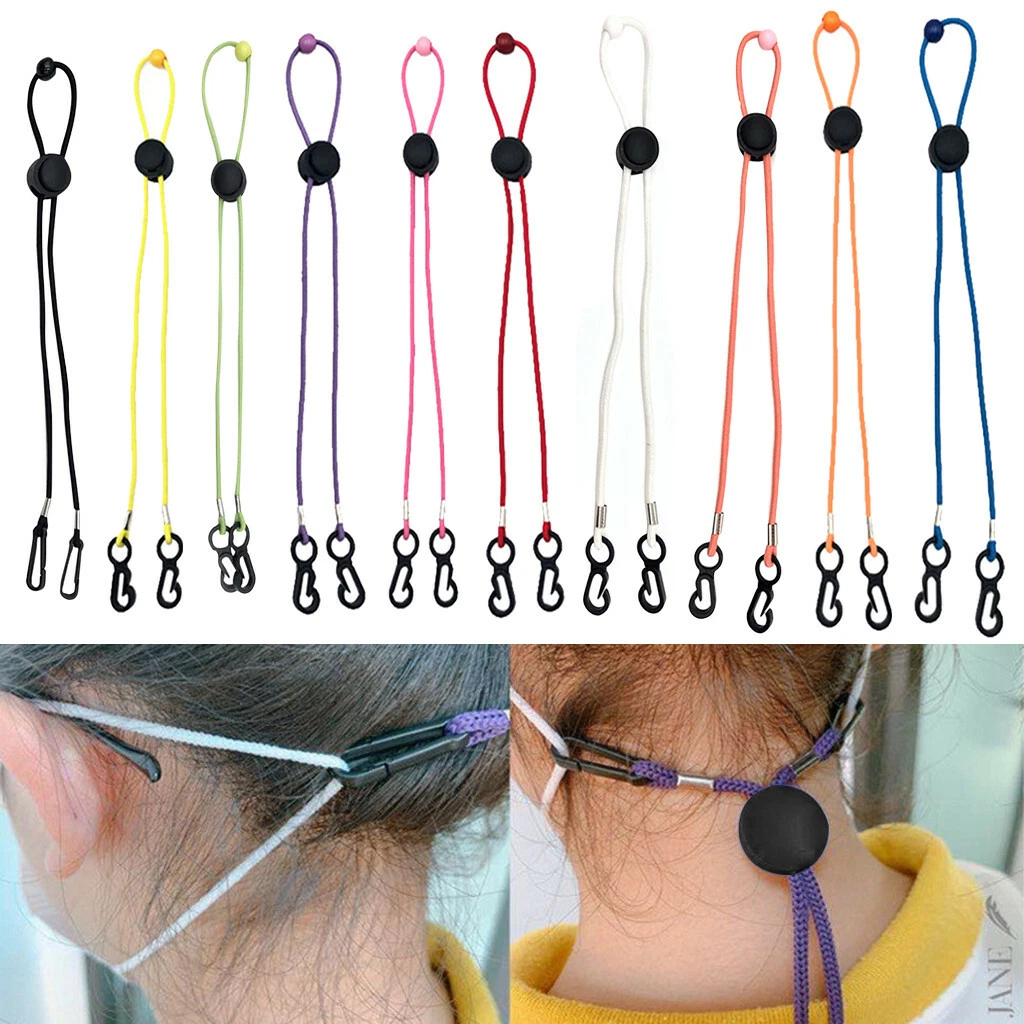 Adjustable Mask Lanyard, Face Mask Extender, Ear Savers, Mask Strap Holder  UK